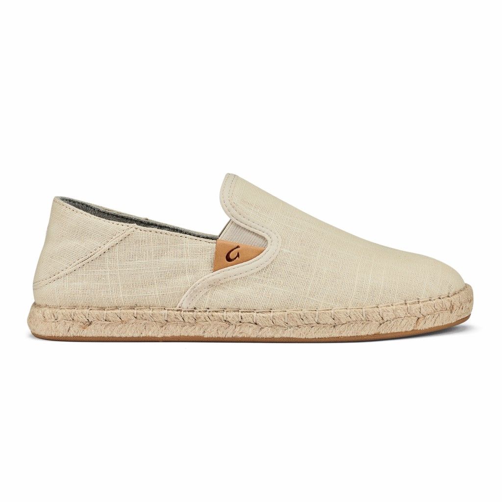 Zapatos Olukai Kaula Pa‘a Kapa - Zapatos Mujer Beige 20076-351